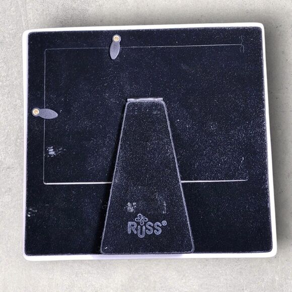 Russ Thoughts of Love Ceramic 4x6 Photo Frame Hearts Wedding Anniversary Heart - Picture 4 of 6